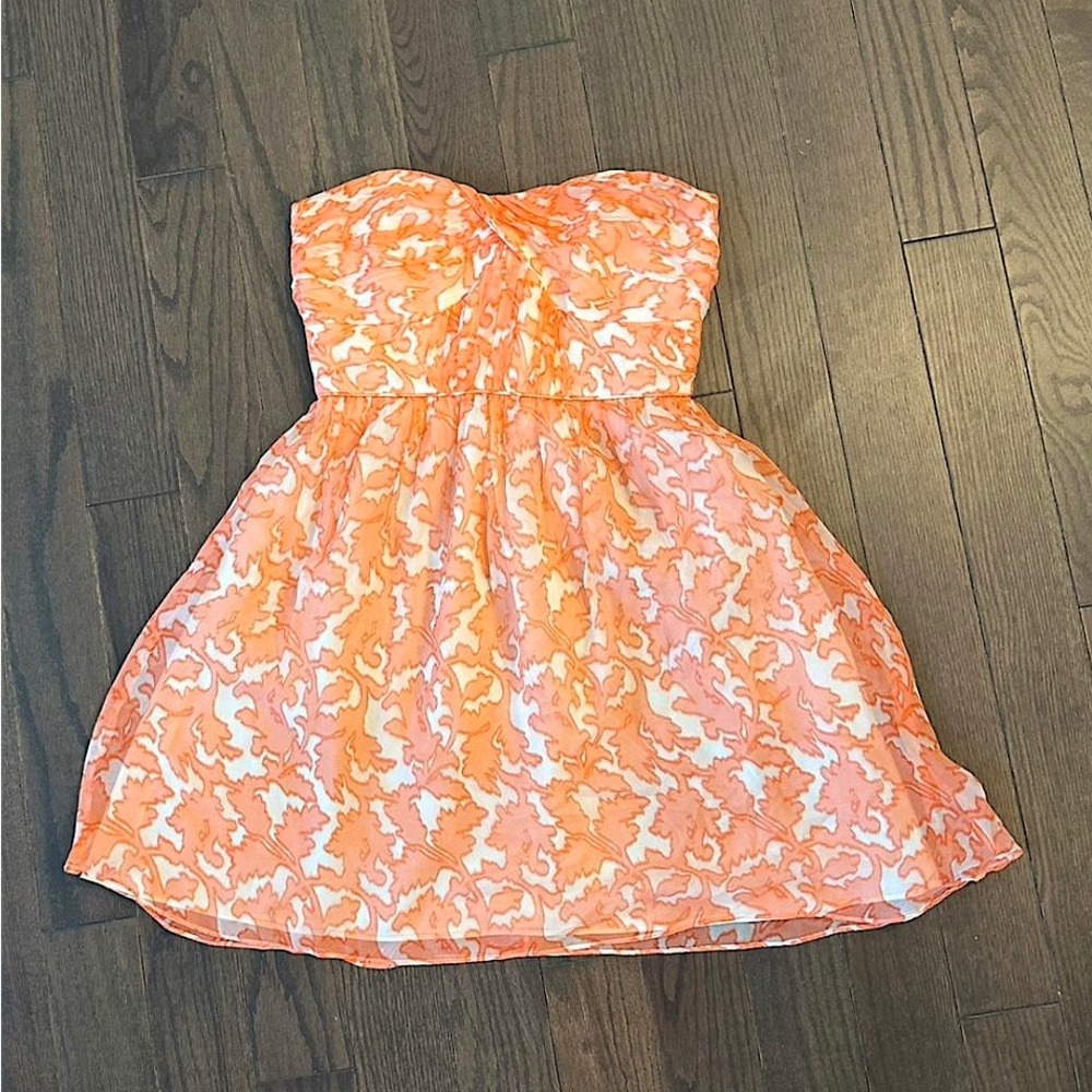 SOLD - Shoshanna Coral Reef Mini Dress